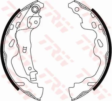 Гальмівна колодка CITROEN C1, C1 II OPEL AGILA B PEUGEOT 107, 108 SUZUKI SPLASH, SWIFT III TOYOTA AYGO, COROLLA, YARIS, YARIS VERSO 1.0-1.6 04.99- TRW GS8480