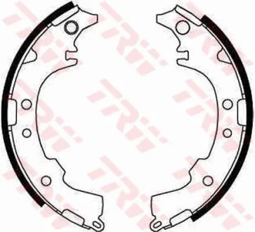 Гальмівна колодка DAIHATSU EXTOL, TERIOS TOYOTA CAMI, GAIA, NADIA, PICNIC, RUSH, TOWN ACE 1.3-2.2D 05.96- TRW GS8652