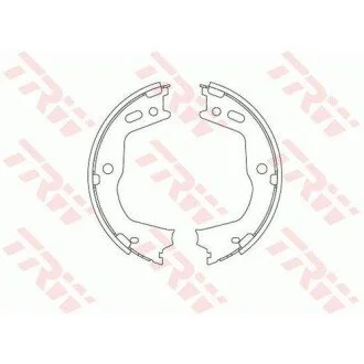 Колодки стоянкового гальма Hyundai Santa Fe (12-) TRW GS8803