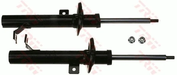 Амортизатор (повний комплект) передн лів FORD FIESTA V, FUSION 1.25-2.0 11.01-12.12 TRW JGM3678T (фото 1)