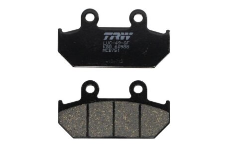 Комплект гальмівних колодок TRW MCB751
