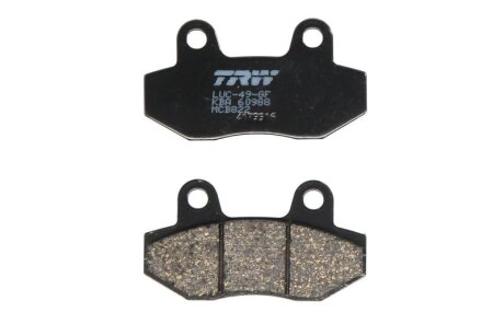 Комплект гальмівних колодок TRW MCB822