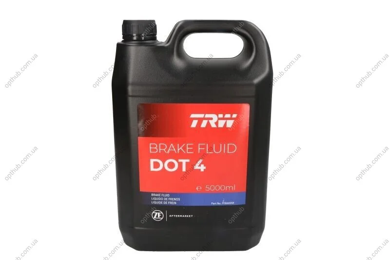 Рідина гальм. DOT4 5л (вир-во) TRW PFB405SE (фото 1)