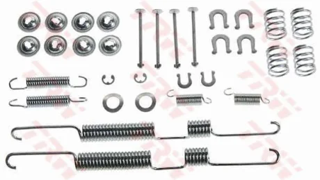 Монтажний набір гальмівної колодки (AKEBONO) TOYOTA 4 RUNNER I, 4 RUNNER II, 4 RUNNER III, HIACE / COMMUTER V, HIACE III, HIACE IV, HILUX IV, HILUX V, HILUX VI, HILUX VII, HILUX VIII 1.5-4.7 08.84- TRW SFK236
