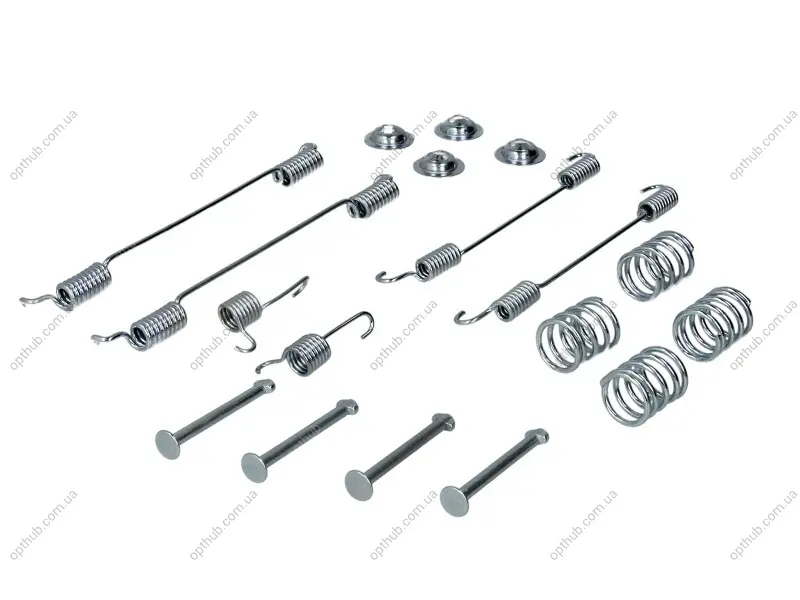 Монтажний набір гальмівної колодки (BENDIX) DS DS 3 CITROEN C3 II, C3 III, C3 ORIGIN III, C-ELYSEE, DS3 NISSAN PRIMERA PEUGEOT 207, 208, 208 I, 301, 406 RENAULT DUSTER 1.0-3.0 11.95- TRW SFK260 (фото 1)