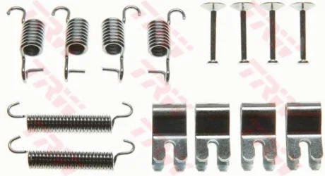 Монтажний набір гальмівної колодки TOYOTA AVENSIS, CARINA E VI, CELICA, COROLLA, COROLLA VERSO, PRIUS, YARIS, YARIS VERSO 1.0-2.4 04.92-12.09 TRW SFK385
