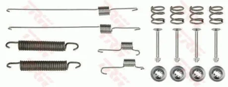 Монтажний набір гальмівної колодки (AKEBONO) DAIHATSU CUORE VI, CUORE VII, MATERIA, SIRION SUBARU JUSTY IV 0.7-1.5LPG 05.03- TRW SFK414