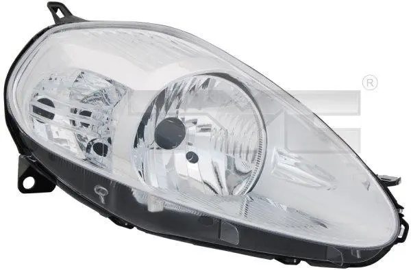 Фара лів (H4, електричн, з мотором, колір відбивача: хром) FIAT GRANDE PUNTO 199 06.05-12.15 TYC 20-0850-25-2 (фото 1)