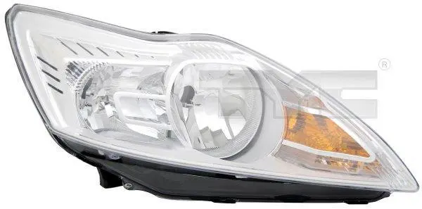 Фара лів (H1/H7, електричн, з мотором, колір відбивача: хром) FORD FOCUS II 02.08-09.12 TYC 20-11484-05-2 (фото 1)