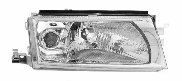 Фара прав (H3/H4, електричн, з мотором, колір відбивача: хром) SKODA OCTAVIA I 08.00-12.10 TYC 20-6231-05-2 (фото 1)