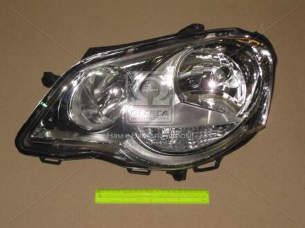 Фара ліва VW Polo (05-) з коректором TYC 20A730052B