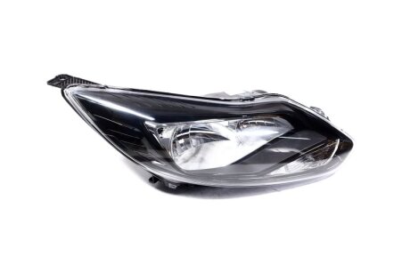 Фара права з моторчиком Ford Focus II (11-14) H1/H7 чорна TYC 20-C569-A5-2B
