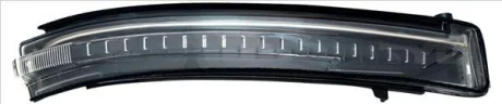 Повторювач повороту в дзеркалі лів (прозорий, LED) NISSAN QASHQAI II J11, X-TRAIL III T32 11.13-09.17 TYC 324-0180-3