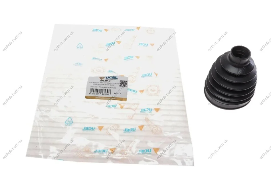 Пильник ШРКШ (зовнішній) Renault Kango/Twingo 1.5 dCi/Citroen C3 II 08- (24.5x77x101) UCEL (opt-om) UC-EL 10539-T (фото 1)