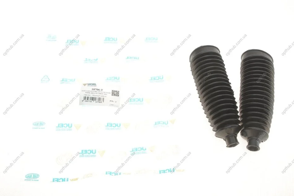 Пильник рейки рульової Renault Megane/Scenic 02- UCEL (opt-om) UC-EL 10706-T (фото 1)