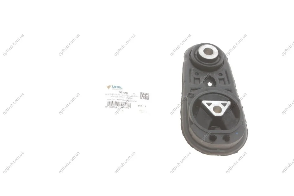Подушка двигуна (нижня) Renault Megane II/Scenic II 1.5dCi/1.9dCi/2.0 02- (косточка) UCEL UA63 UC-EL 10728 (фото 1)