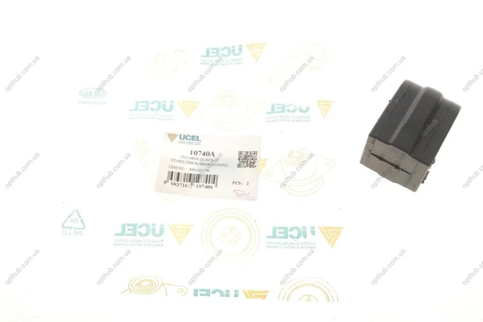 Втулка стабілізатора UCEL UC-EL 10740A (фото 1)
