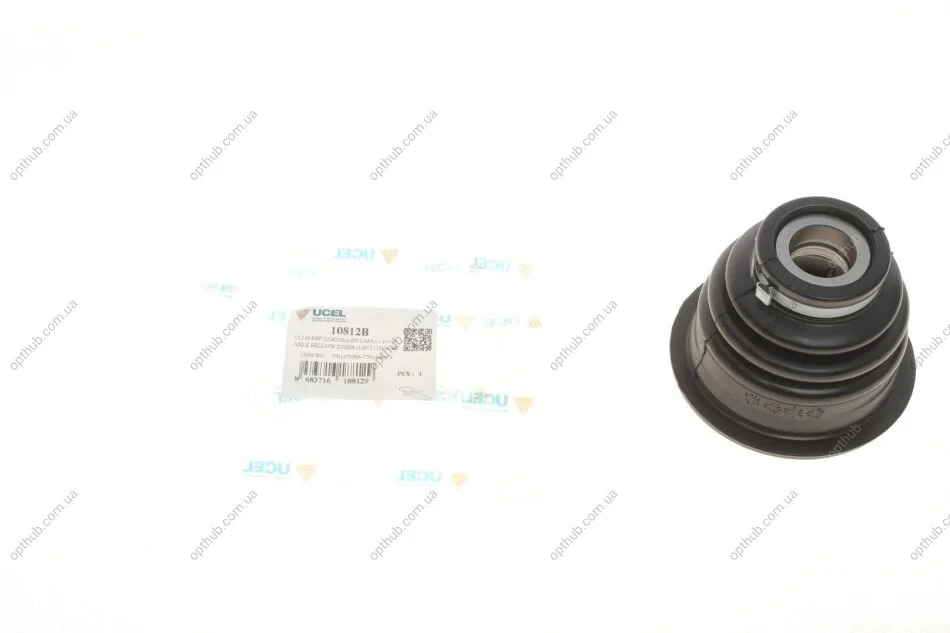 Комплект пильника РШ шарніра UCEL UC-EL 10812B (фото 1)