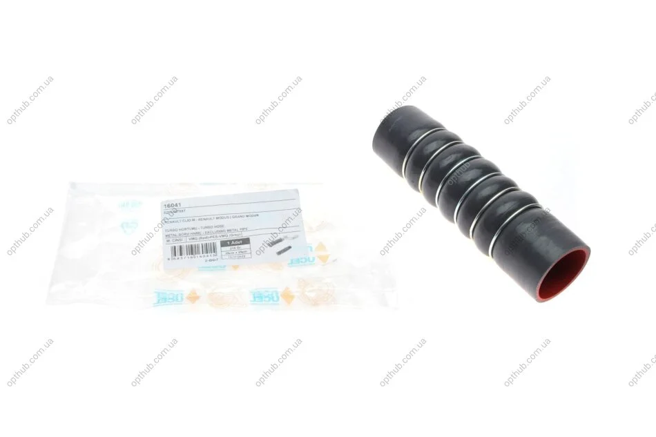 Патрубок интеркулера Renault Clio III 1.5 dCi 04- UCEL (opt-om) UC-EL 16041 (фото 1)