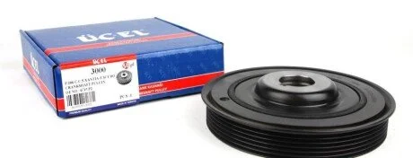 Шків колінвалу Citroen Berlingo/Jumpy/Peugeot Expert 1.9D/2.0HDI 98- (6PK) UCEL UA63 UC-EL 3000