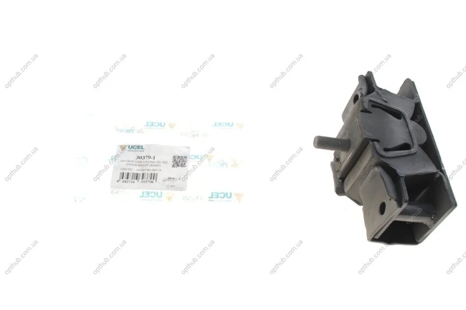 Подушка двигуна (R) Fiat Ducato/Citroen Jumper/Peugeot Boxer 1.9-2.5TDI 94- UCEL UA63 UC-EL 30379-1 (фото 1)