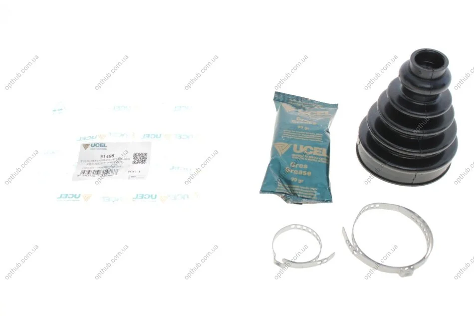 Пильник ШРКШ (внутрішній) VW Caddy/Fiat Doblo 1.0-1.9JTD 97-10 (22x77x87) (к-кт) UCEL UA63 UC-EL 31488 (фото 1)