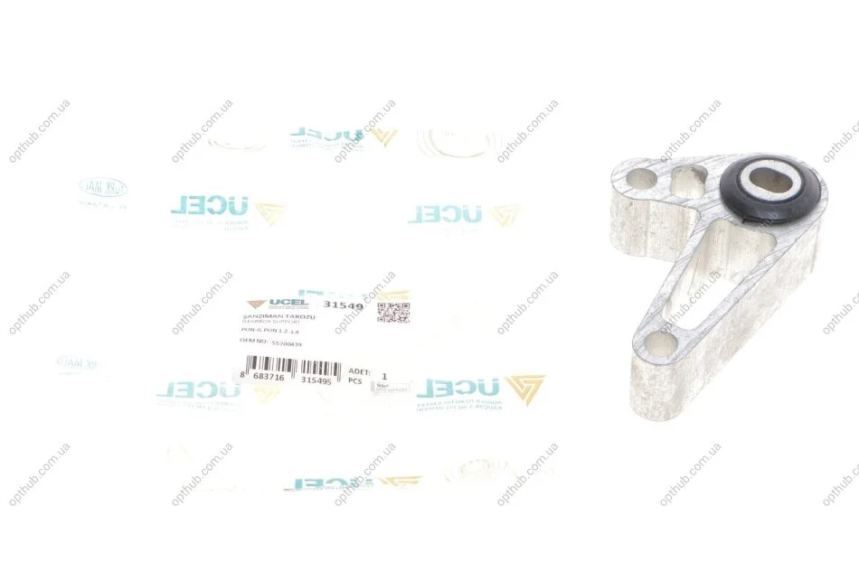 Подушка двигуна (задня) Fiat Grande Punto/Punto 1.3/1.4 05- UCEL (opt-om) UC-EL 31549 (фото 1)