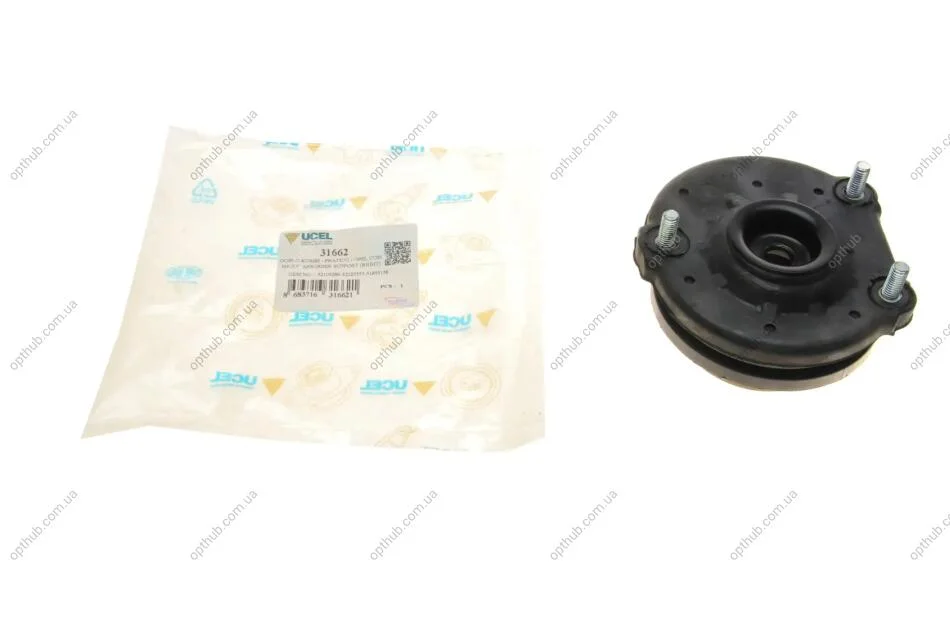 Подушка амортизатора) Fiat Doblo 1.3D-2.0D10- (R) UCEL (opt-om) UC-EL 31662 (фото 1)