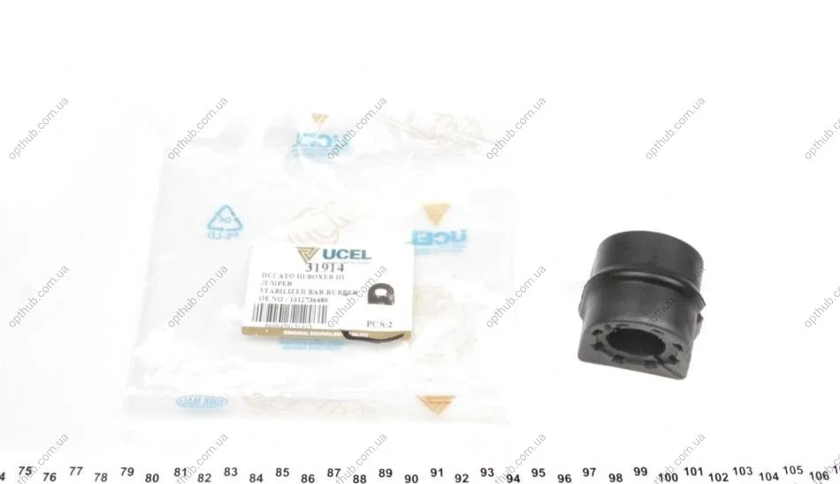 Втулка стабилизатора (переднього) Fiat Ducato 06- (d=24mm) UCEL (opt-om) UC-EL 31914 (фото 1)