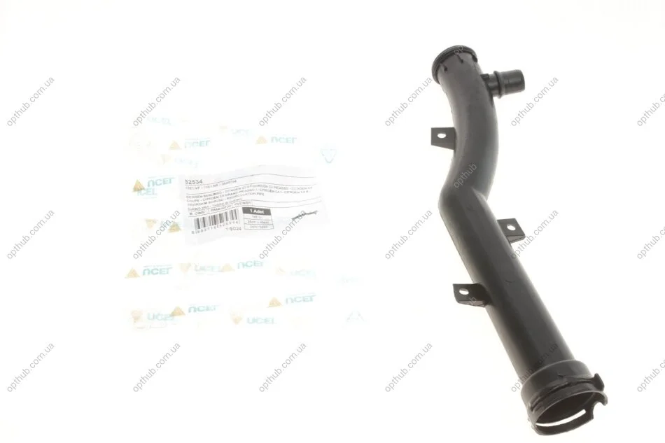 Патрубок системы охлаждения Citroen Berlingo/Peugeot Partner 1.4-1.6 16V 06- UCEL UA63 UC-EL 52534 (фото 1)