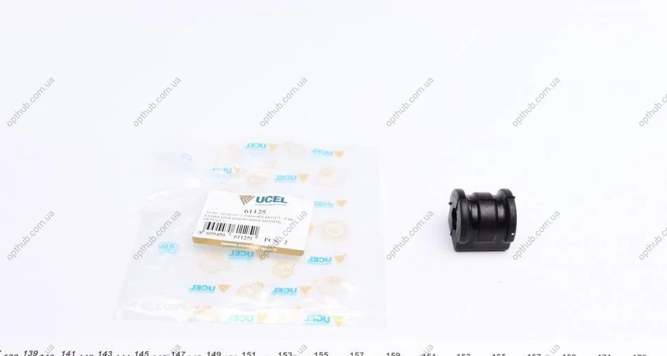 Втулка стабилизатора (переднього) VW Polo/Skoda Roomster/Fabia 99- (d=16mm) UCEL (opt-om) UC-EL 61125 (фото 1)
