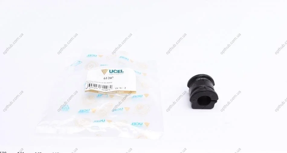 Втулка стабилизатора (переднього) VW Polo/Skoda Roomster/Fabia 99- (d=18mm) UCEL (opt-om) UC-EL 61207 (фото 1)