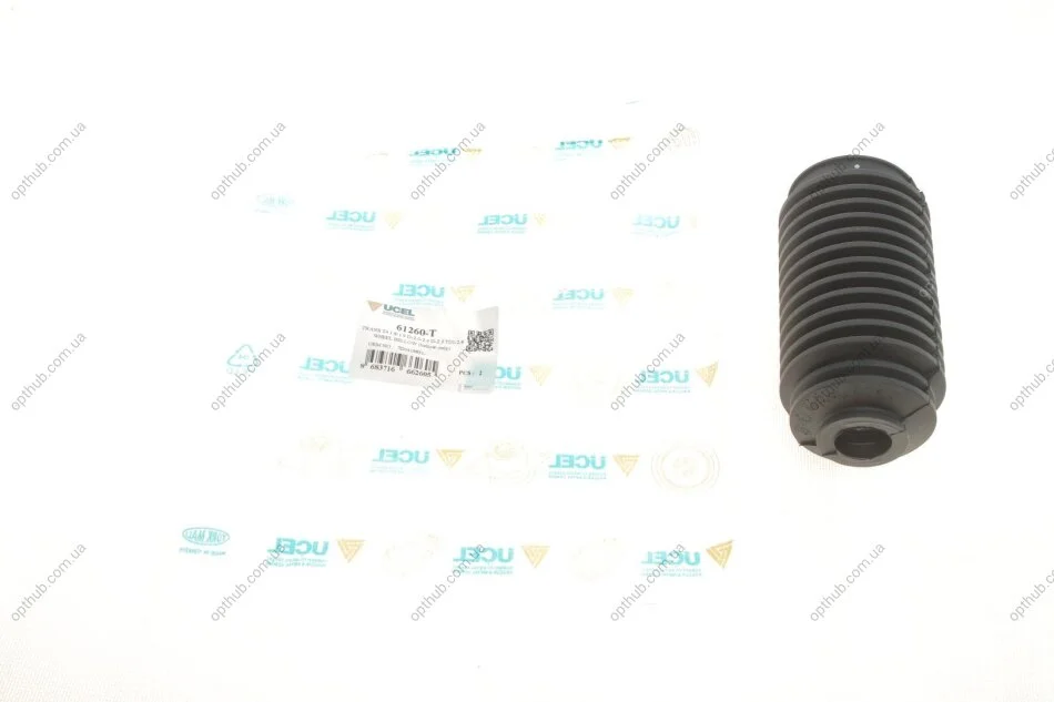 Пыльник рейки рулевой VW T4 91- UCEL (opt-om) UC-EL 61260-T (фото 1)