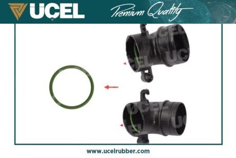 Прокладка турбини ущильнююча VW Caddy 1.6-2.0TDI 04- (45.30x3.50) UCEL (opt-om) UC-EL 65541