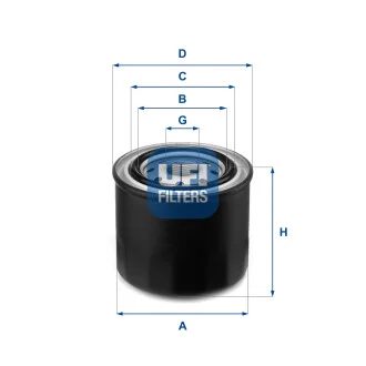 Фільтр масляний SUBARU -ua UFI 23.259.00
