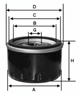 Фільтр масляний UFI 23.278.00