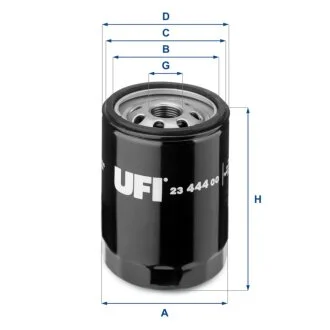 Фільтр масляний ALFA ROMEO, FIAT, LANCIA UFI 23.444.00