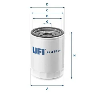 Масляний фільтр UFI 23.478.00