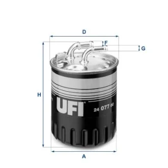 Фільтр паливний MERCEDES UFI 24.077.00