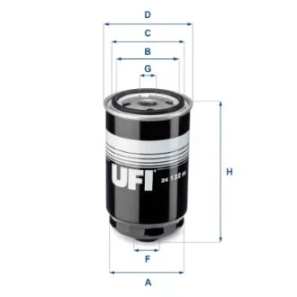 Паливний фільтр UFI 24.122.00
