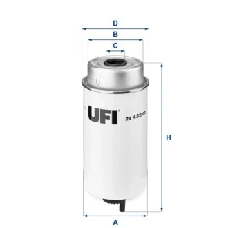 Фильтр топливный FORD UFI 24.432.00