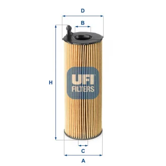 Фильтр масляный LAND ROVER UFI 25.168.00