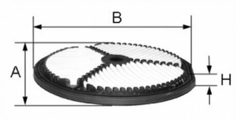 Фільтр повітряний DAEWOO -ua UFI 27.274.00