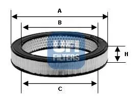 Фільтр повітряний FORD -ua UFI 30.939.00 (фото 1)