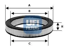 Фільтр повітряний FORD -ua UFI 30.939.00
