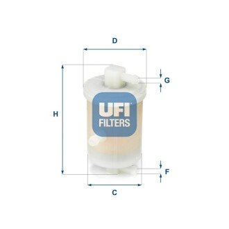 Топливный фильтр UFI 31.017.01