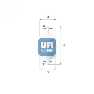 Паливний фільтр UFI 31.028.00