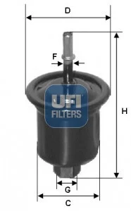 Фільтр паливний MITSUBISHI -ua UFI 31.731.00