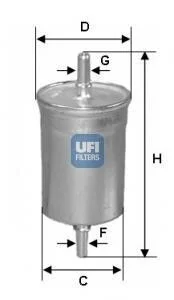 Фильтр топливный UFI 31.846.00