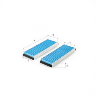 Фільтр салону антибактеріальний AUDI, LAMBORGHINI, VOLKSWAGEN -ua UFI 34.153.00